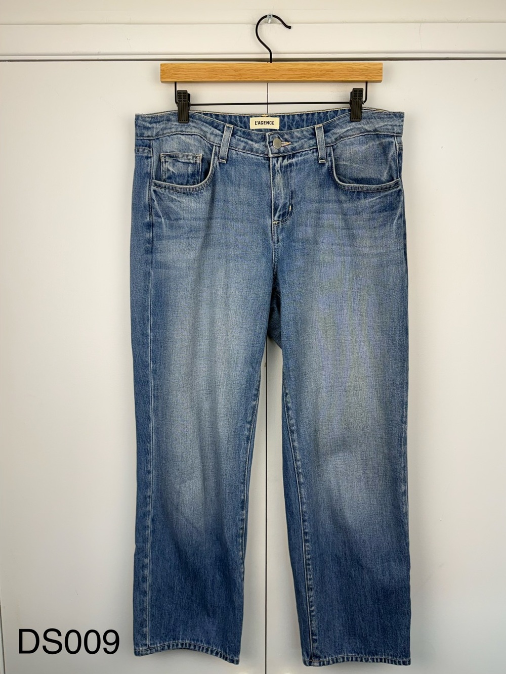 L'AGENCE Blaine Crop Stovepipe Jeans Size 29
